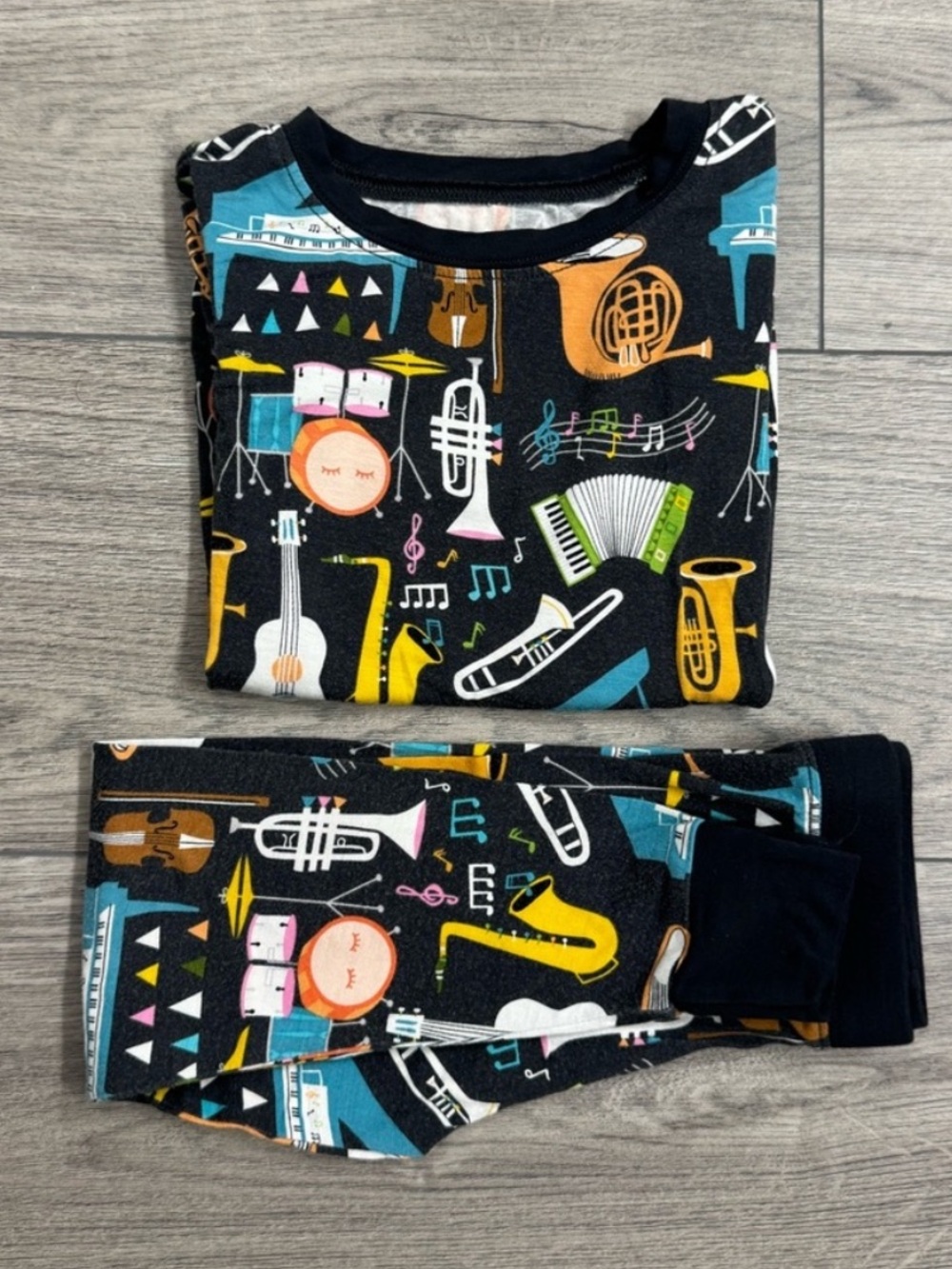 Little sleepies musical instrument pajamas